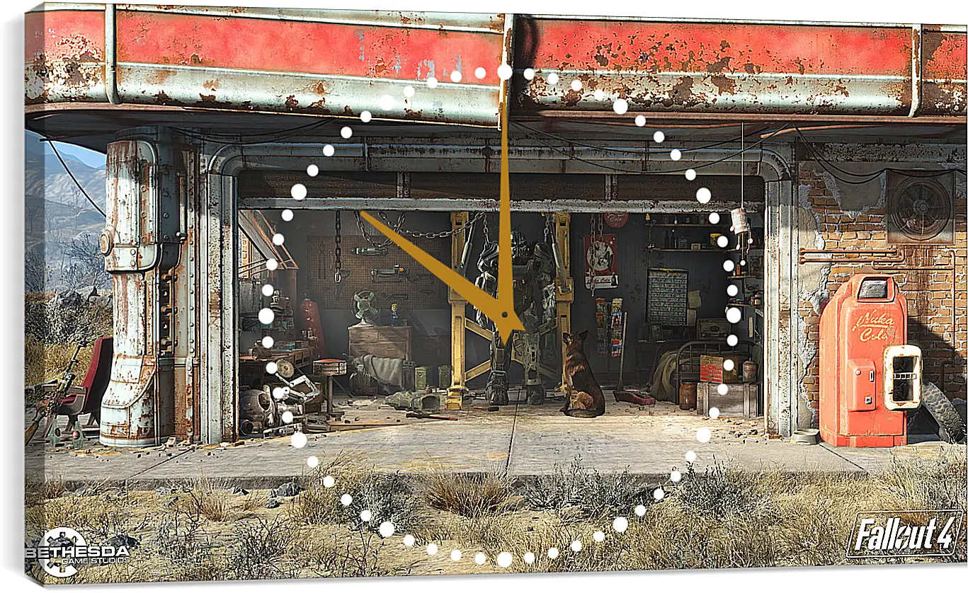 Часы картина - Fallout 4

