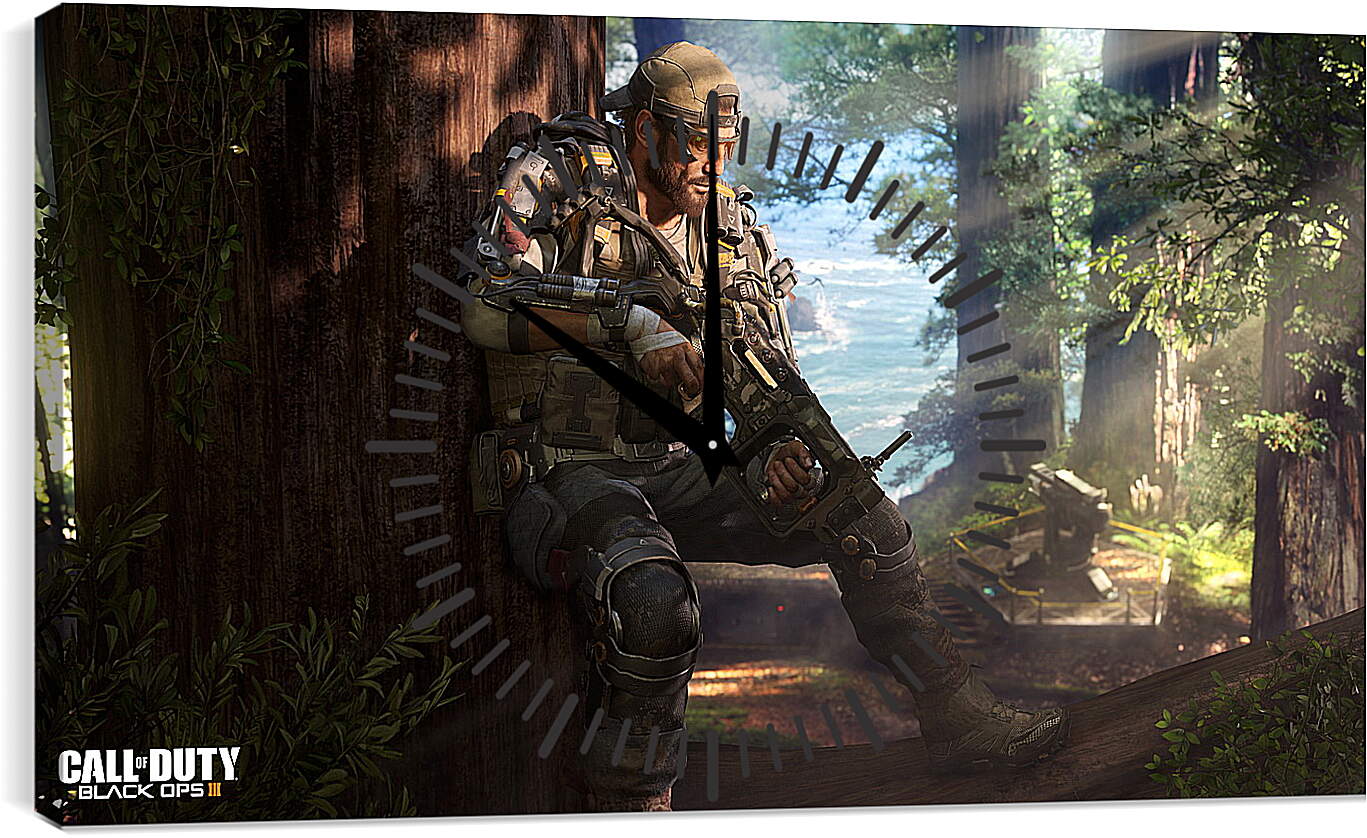 Часы картина - Call Of Duty: Black Ops III
