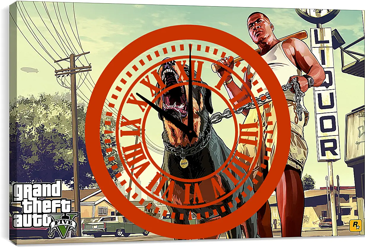 Часы картина - Grand Theft Auto V
