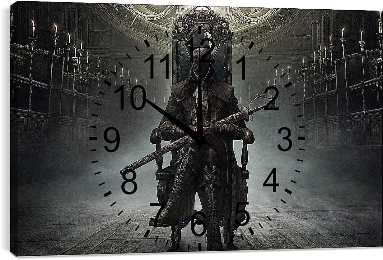 Часы картина - Bloodborne
