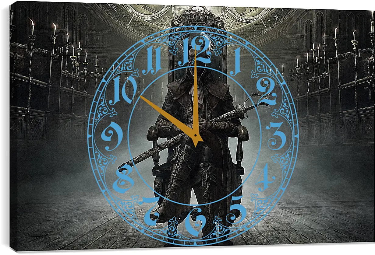 Часы картина - Bloodborne
