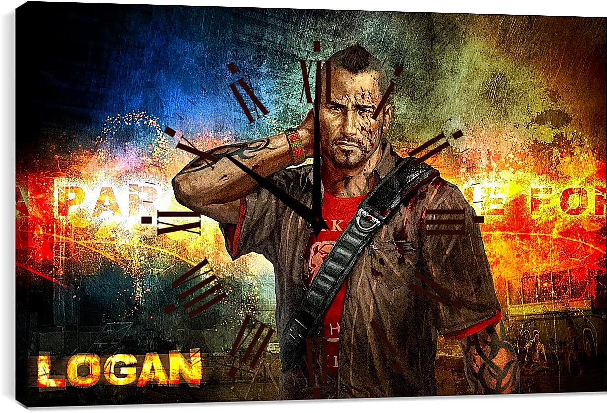 Часы картина - Dead Island
