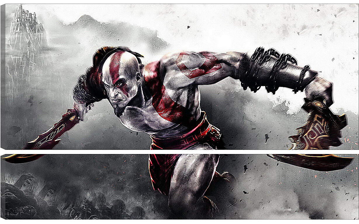 Модульная картина - God Of War
