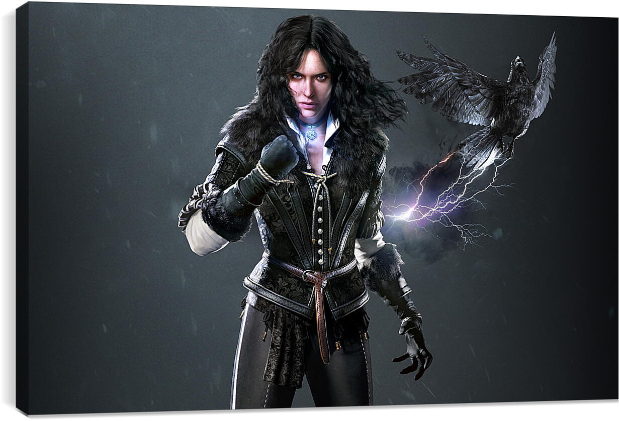 Постер и плакат - The Witcher 3: Wild Hunt (Ведьмак), Йеннифер очаровательная