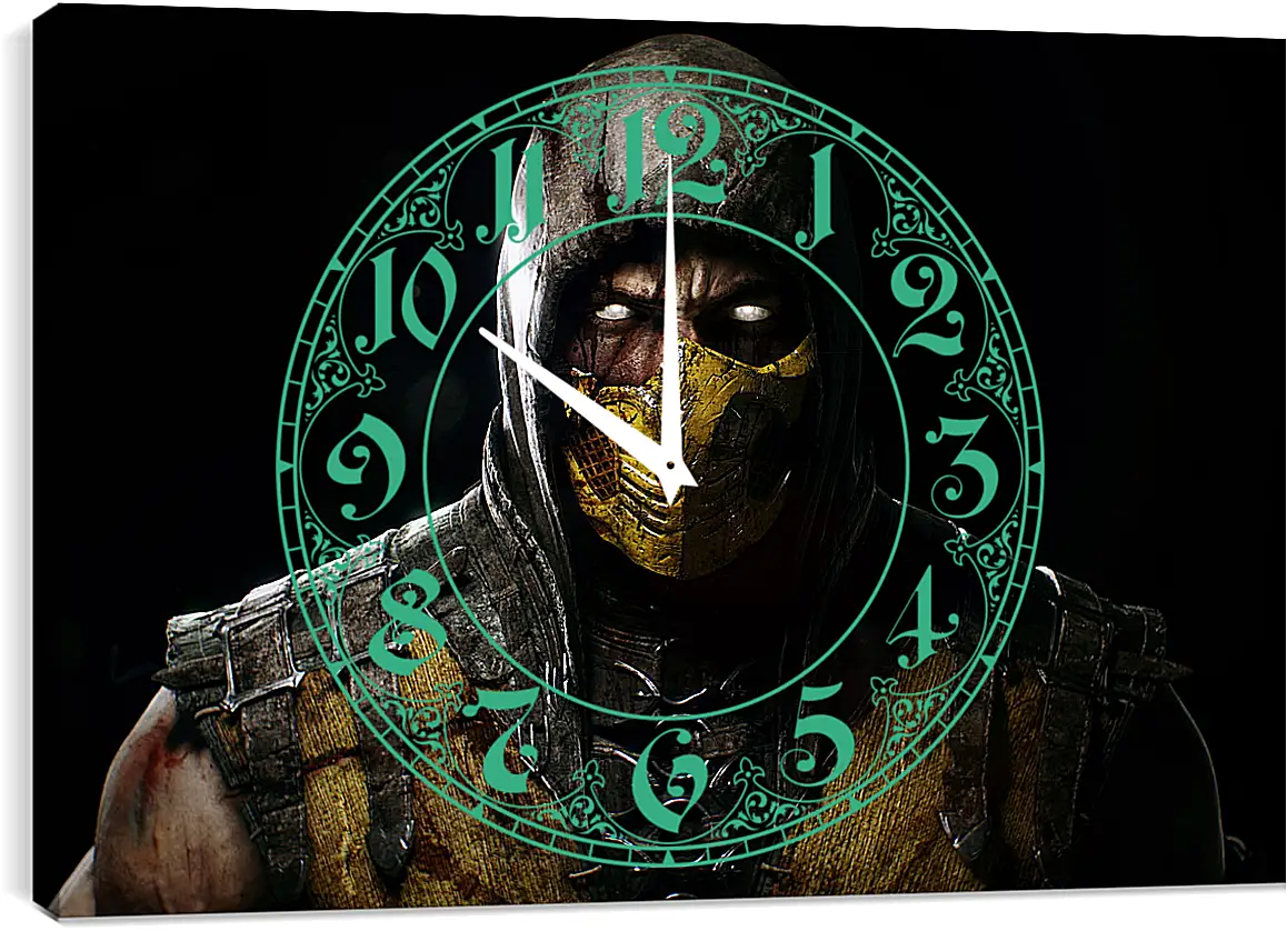 Часы картина - Mortal Kombat X
