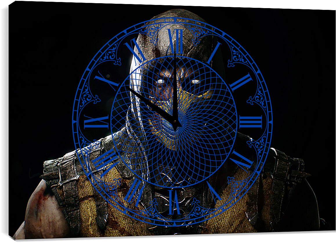 Часы картина - Mortal Kombat X
