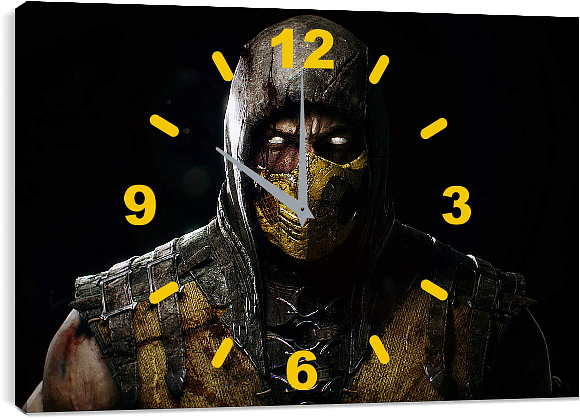 Часы картина - Mortal Kombat X
