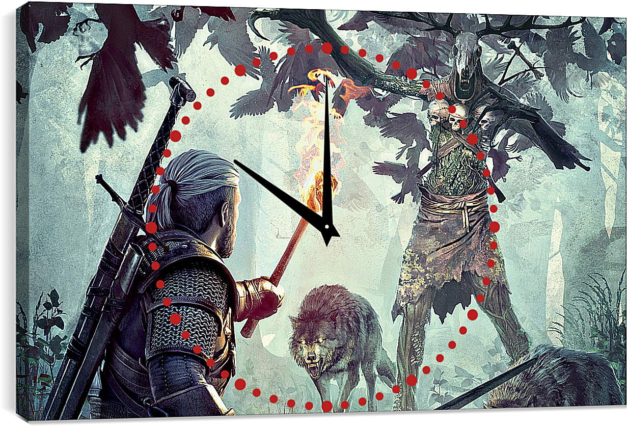 Часы картина - The Witcher 3: Wild Hunt