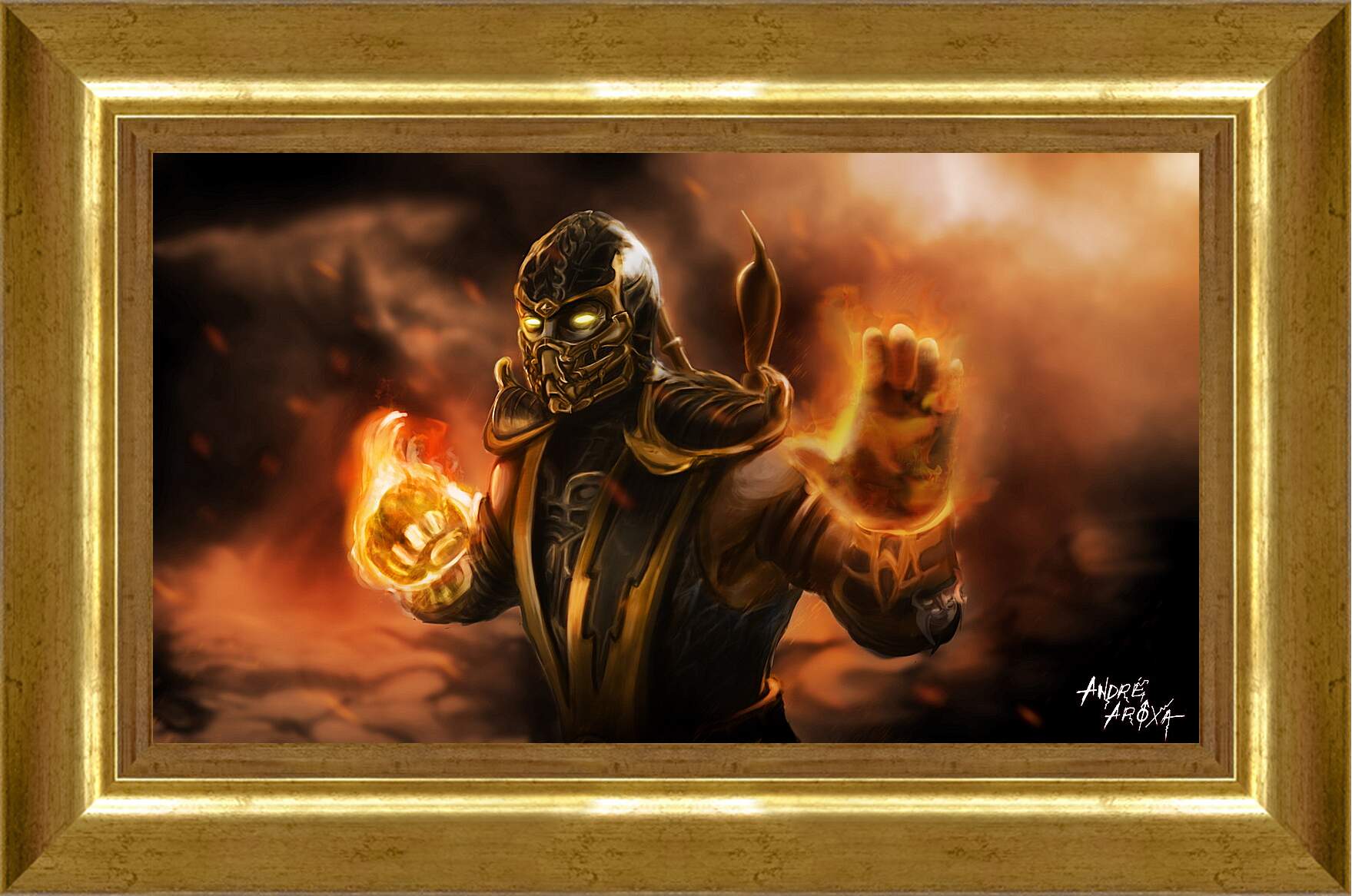 Картина в раме - Mortal Kombat
