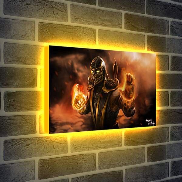 Лайтбокс световая панель - Mortal Kombat
