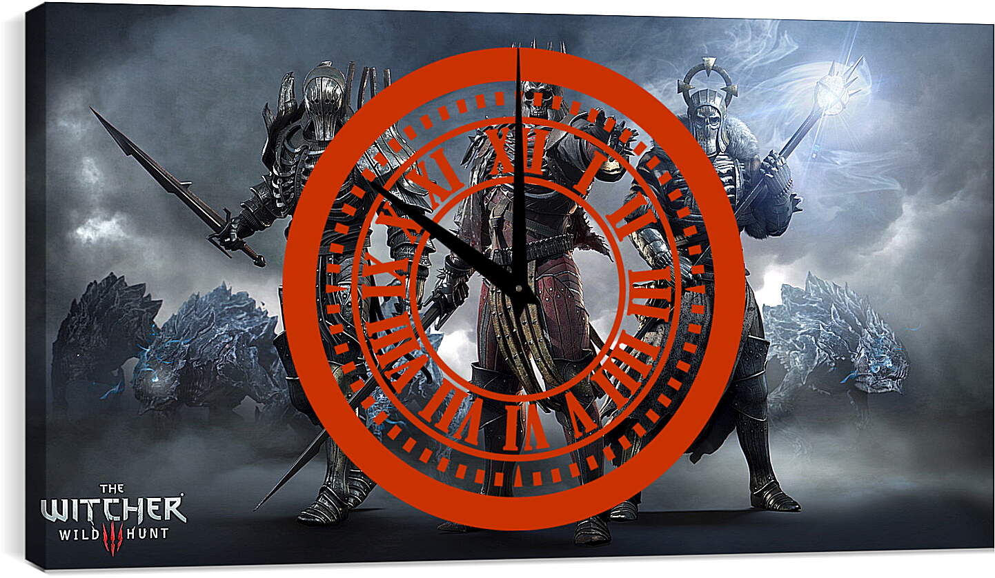 Часы картина - The Witcher 3 (Ведьмак), Дикий гон