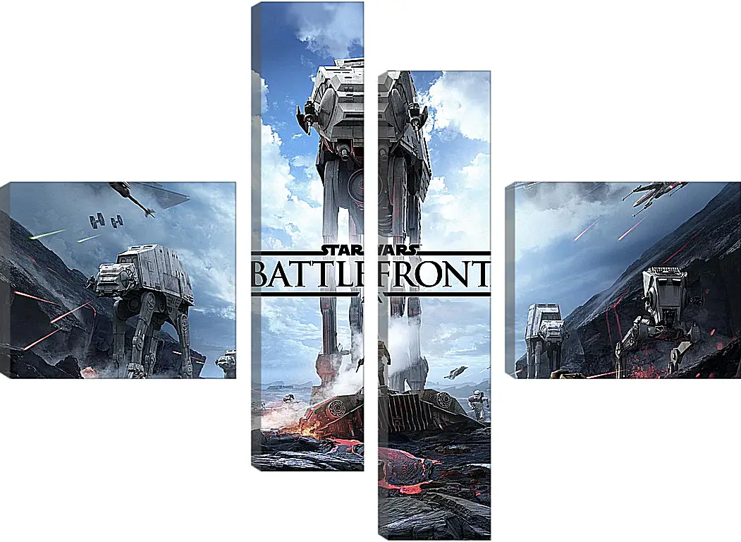 Модульная картина - Star Wars Battlefront
