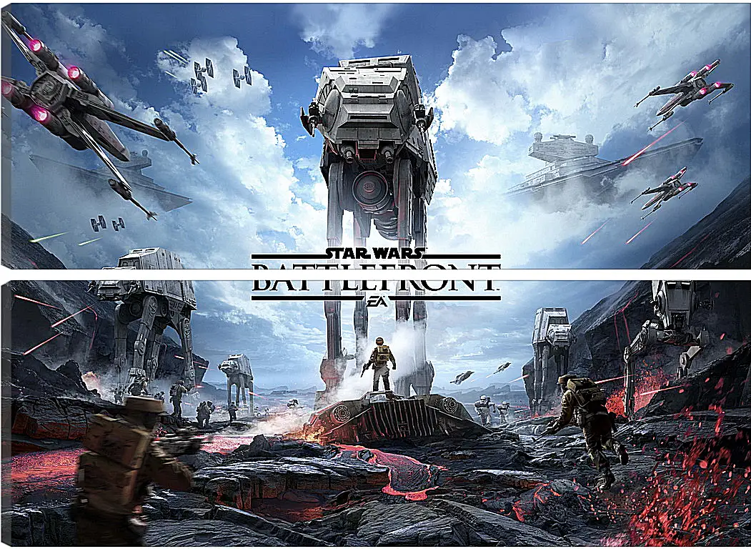 Модульная картина - Star Wars Battlefront
