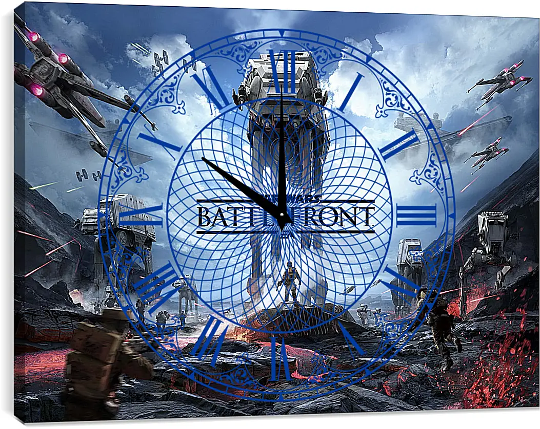 Часы картина - Star Wars Battlefront
