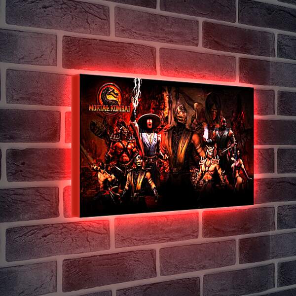 Лайтбокс световая панель - Mortal Kombat
