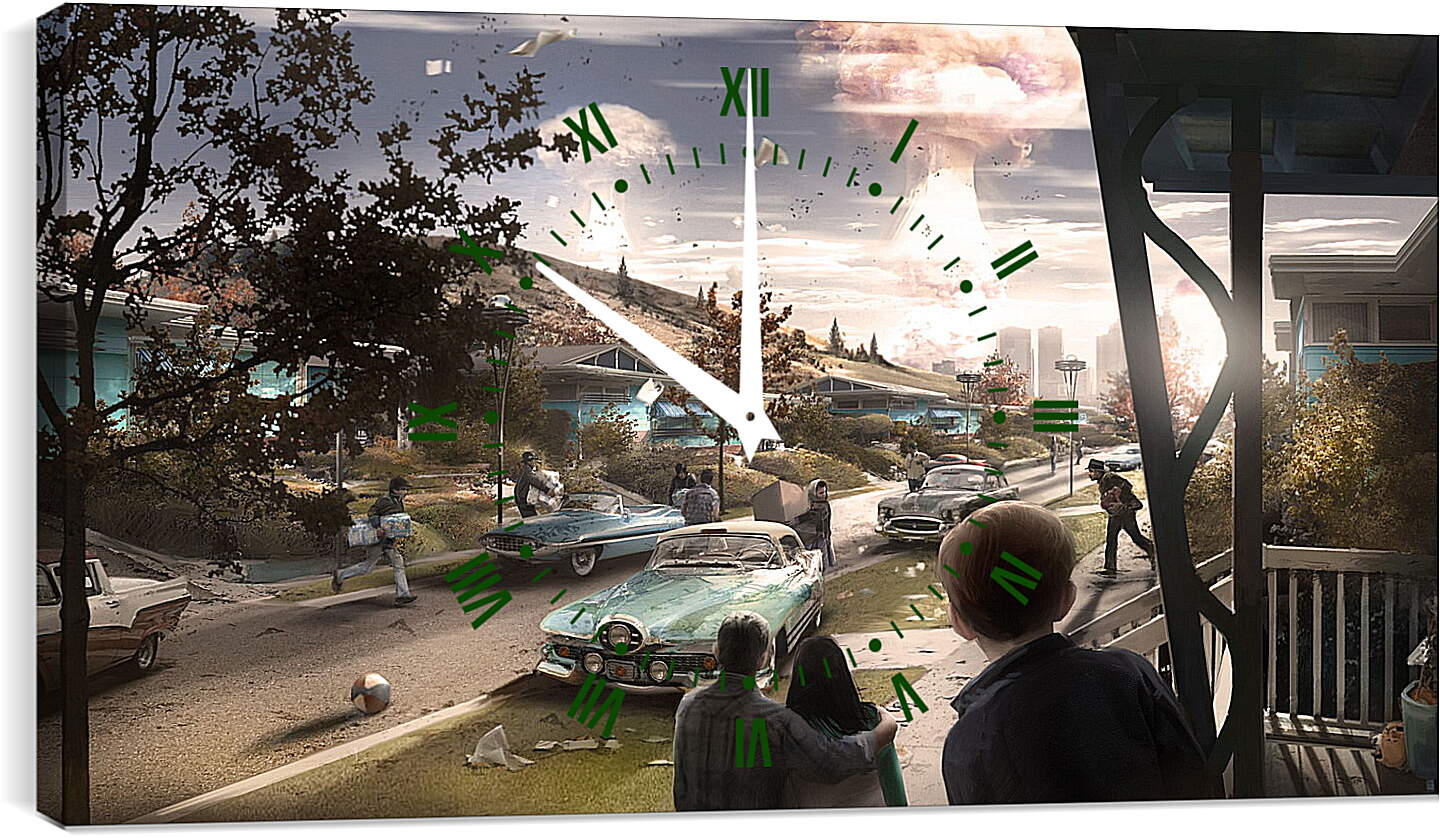 Часы картина - Fallout 4
