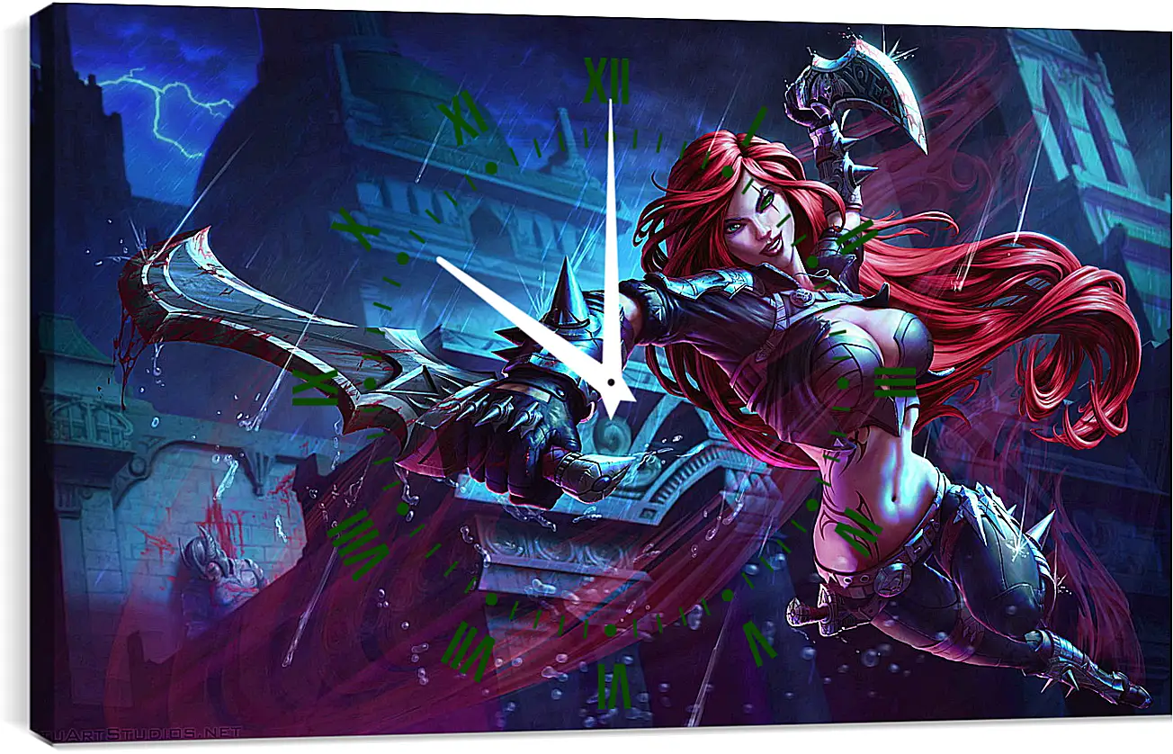 Часы картина - League Of Legends
