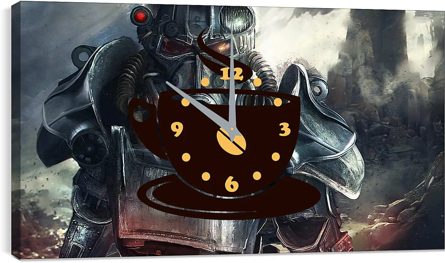 Часы картина - Fallout 4
