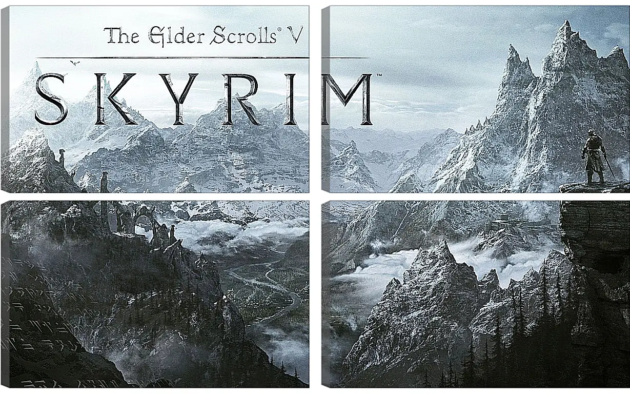 Модульная картина - The Elder Scrolls V: Skyrim
