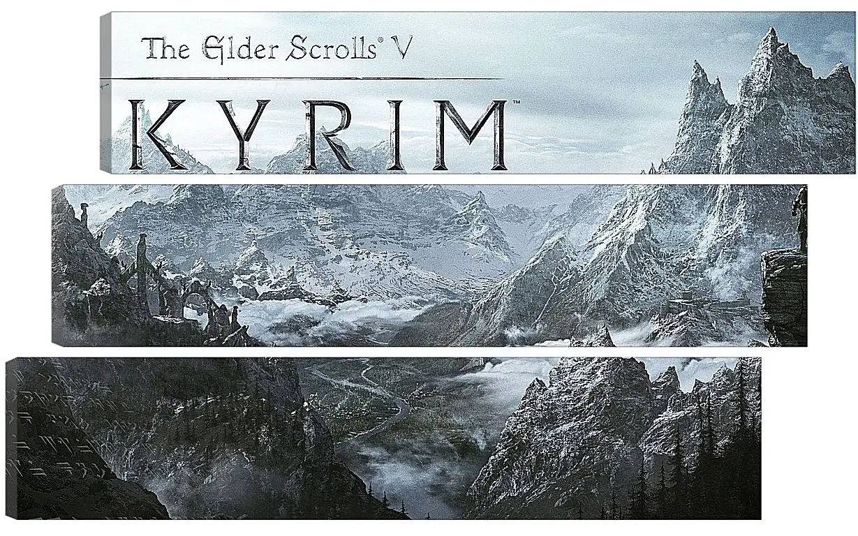 Модульная картина - The Elder Scrolls V: Skyrim
