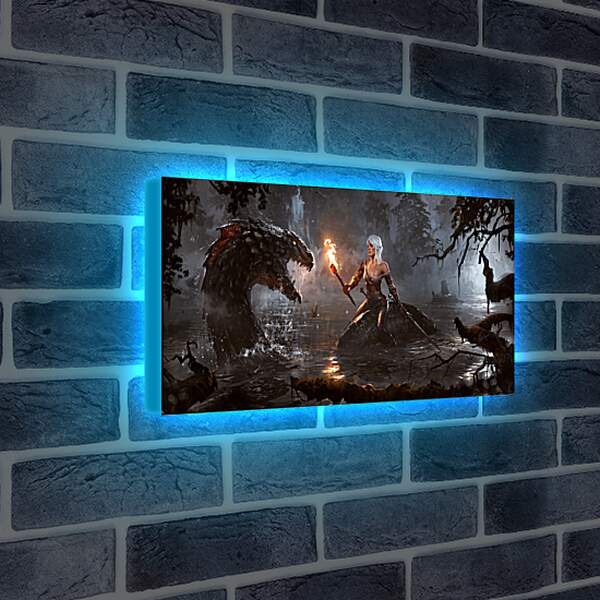 Лайтбокс световая панель - The Witcher 3: Wild Hunt