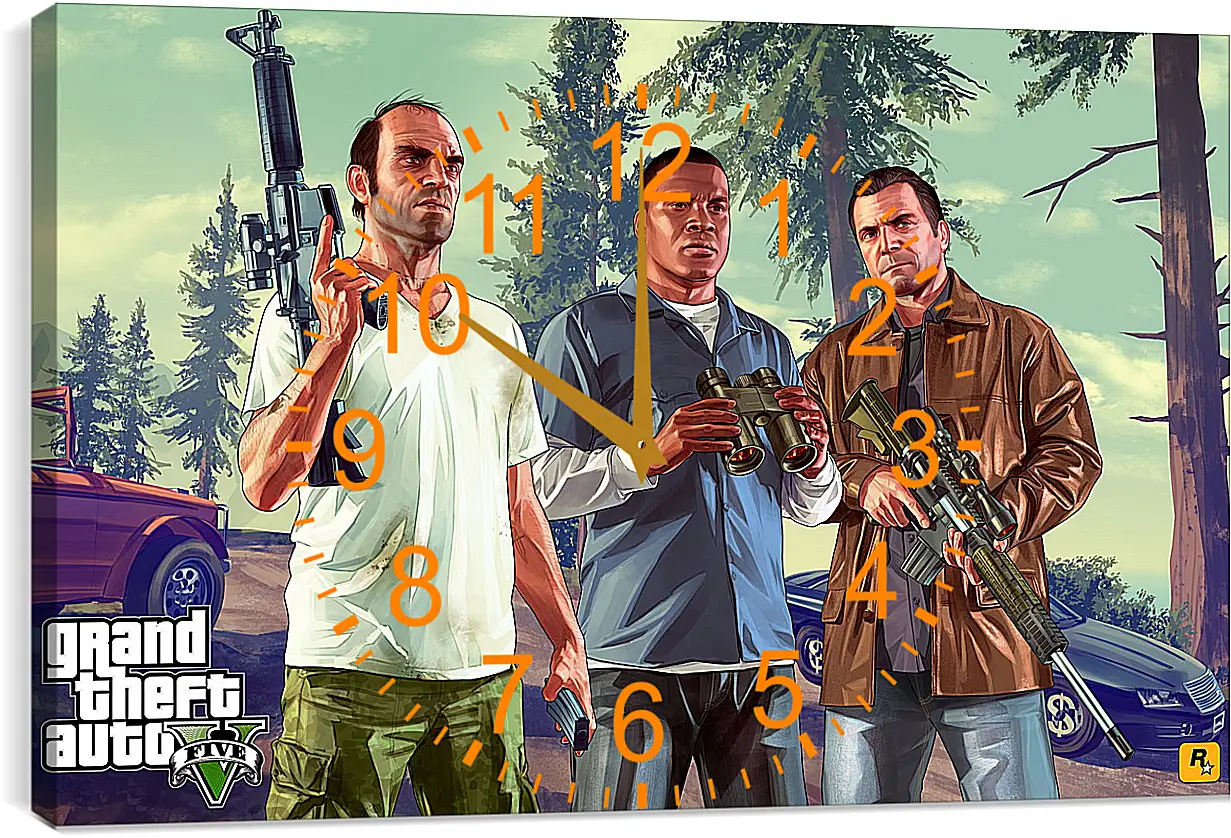 Часы картина - Grand Theft Auto V
