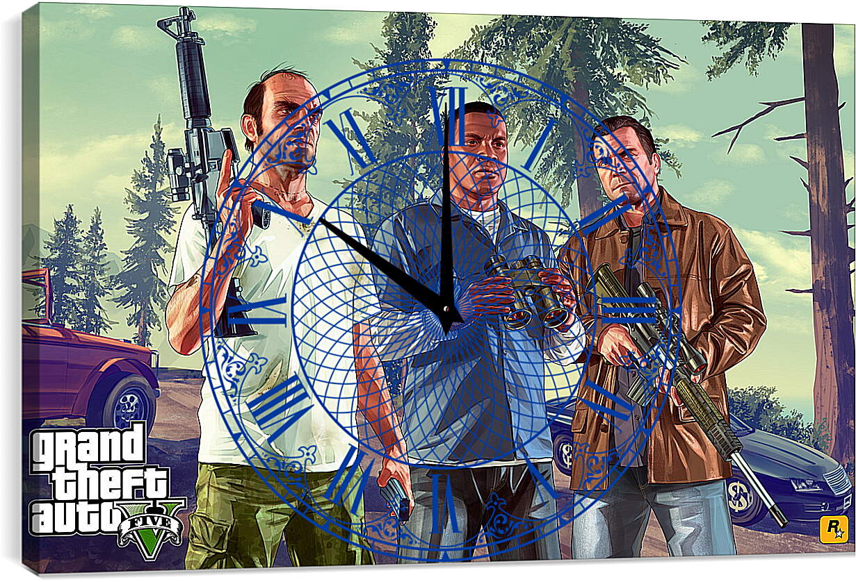 Часы картина - Grand Theft Auto V
