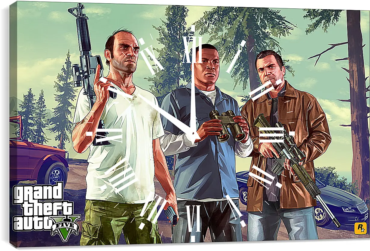 Часы картина - Grand Theft Auto V
