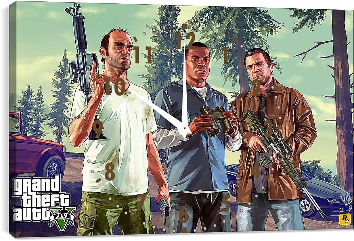 Часы картина - Grand Theft Auto V
