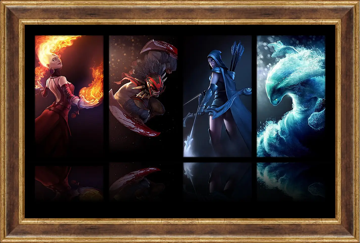 Картина в раме - DotA 2
