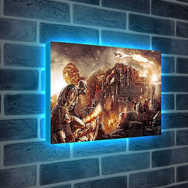 Лайтбокс световая панель - God Of War III
