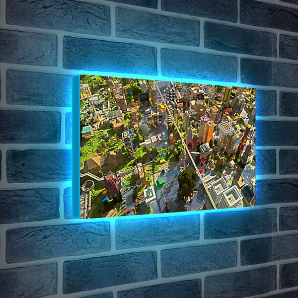 Лайтбокс световая панель - Minecraft