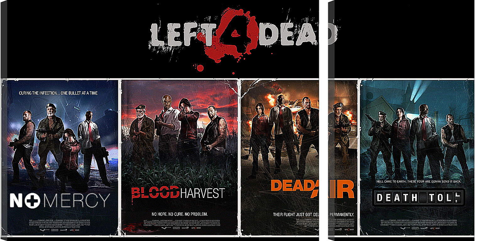 Модульная картина - Left 4 Dead
