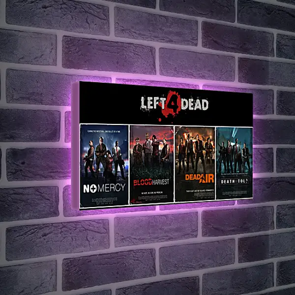 Лайтбокс световая панель - Left 4 Dead
