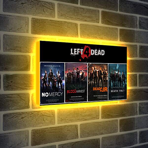 Лайтбокс световая панель - Left 4 Dead
