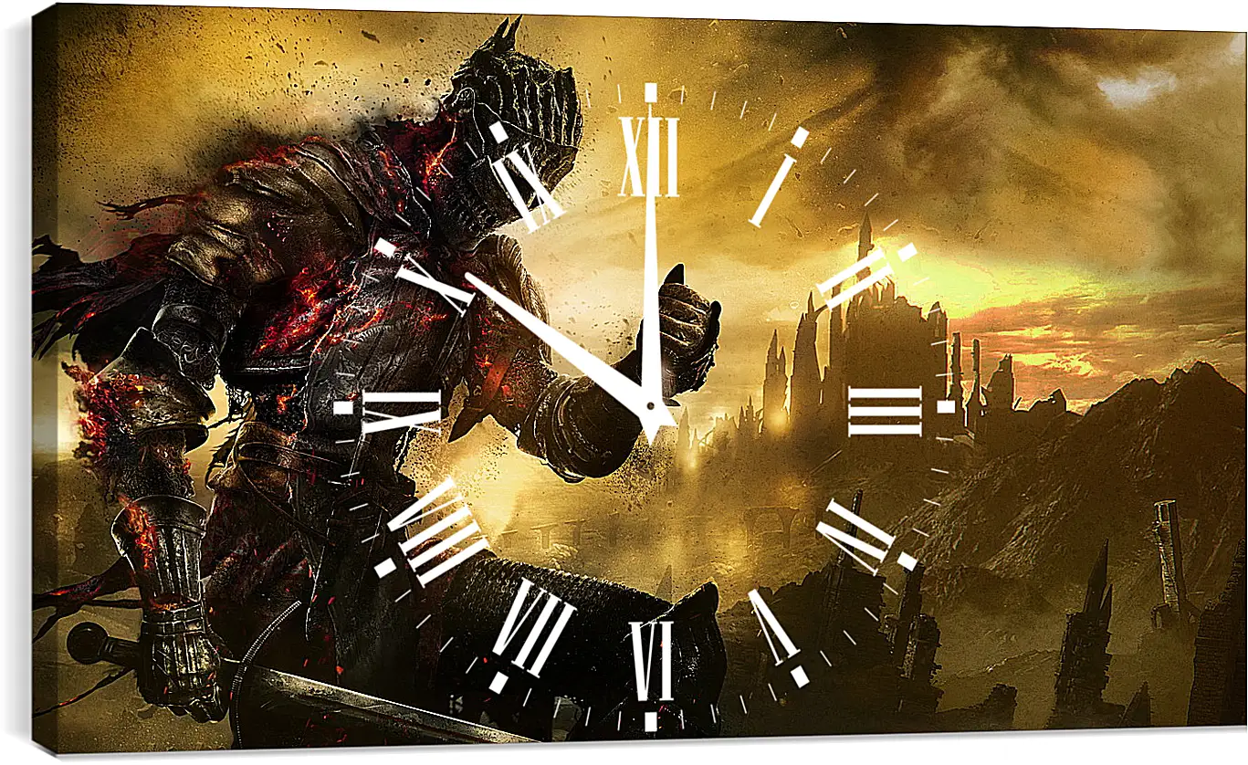 Часы картина - Dark Souls III
