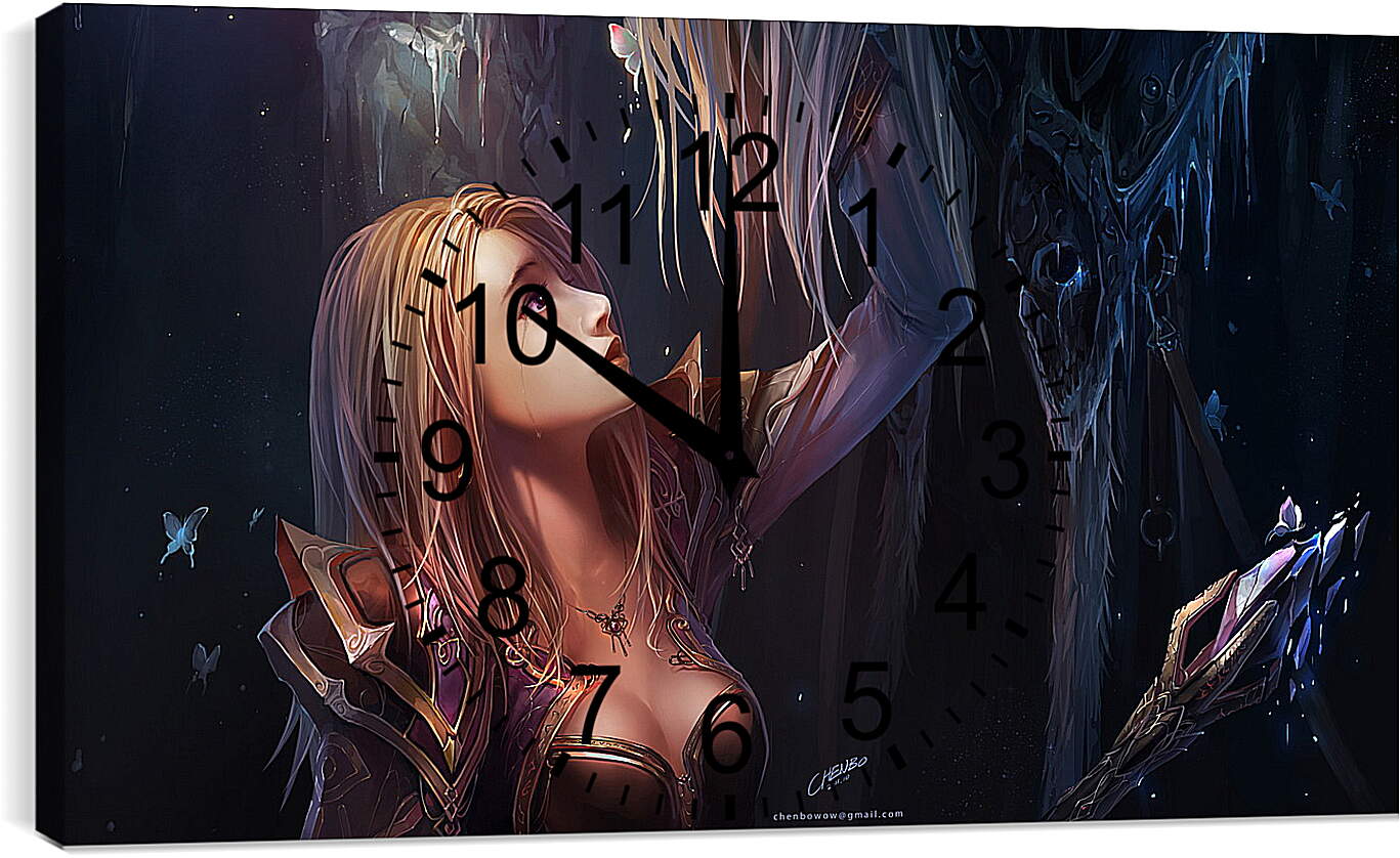 Часы картина - World Of Warcraft