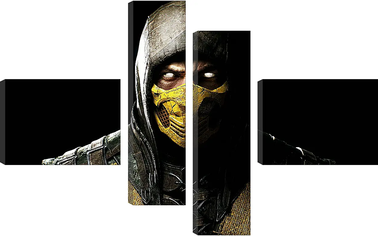 Модульная картина - Mortal Kombat X, Scorpio