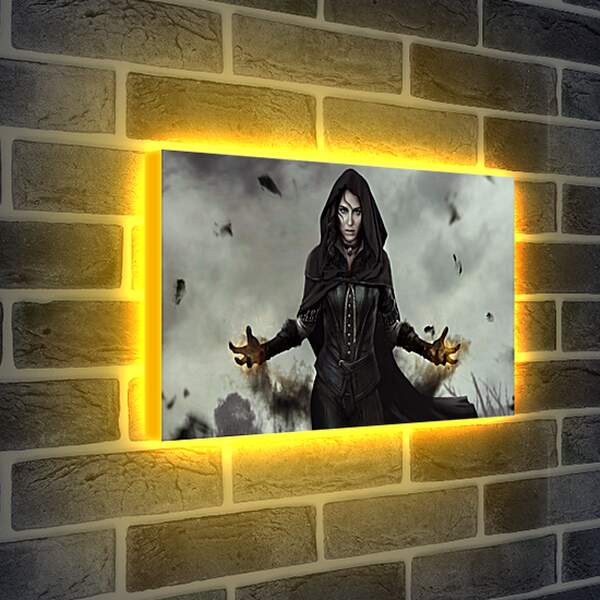 Лайтбокс световая панель - The Witcher 3 (Ведьмак), Йеннифер из Венгерберга
