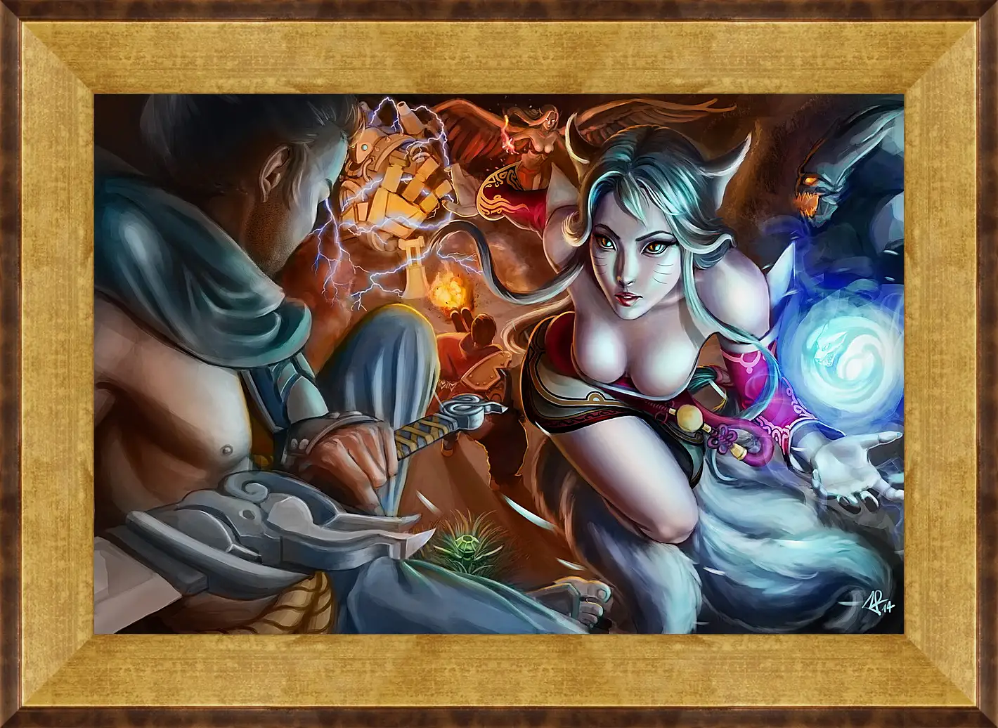 Картина в раме - League Of Legends
