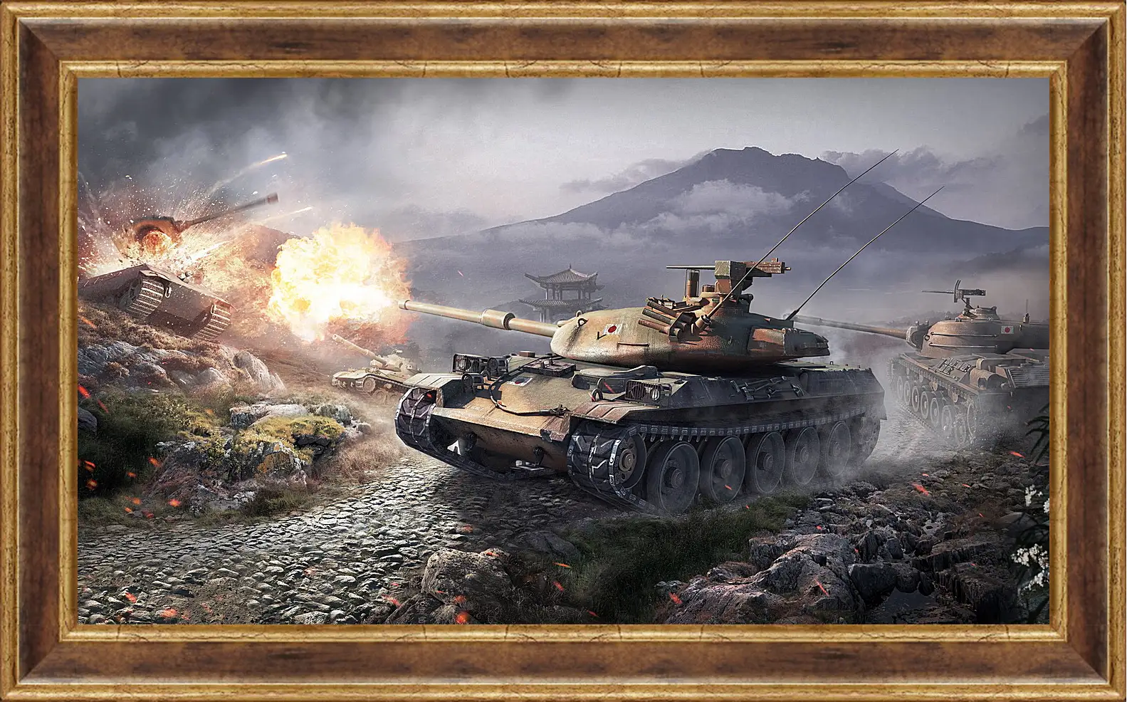 Картина в раме - World Of Tanks