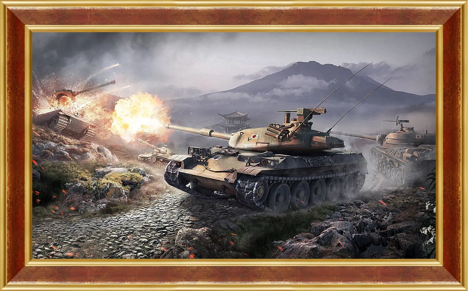 Картина в раме - World Of Tanks