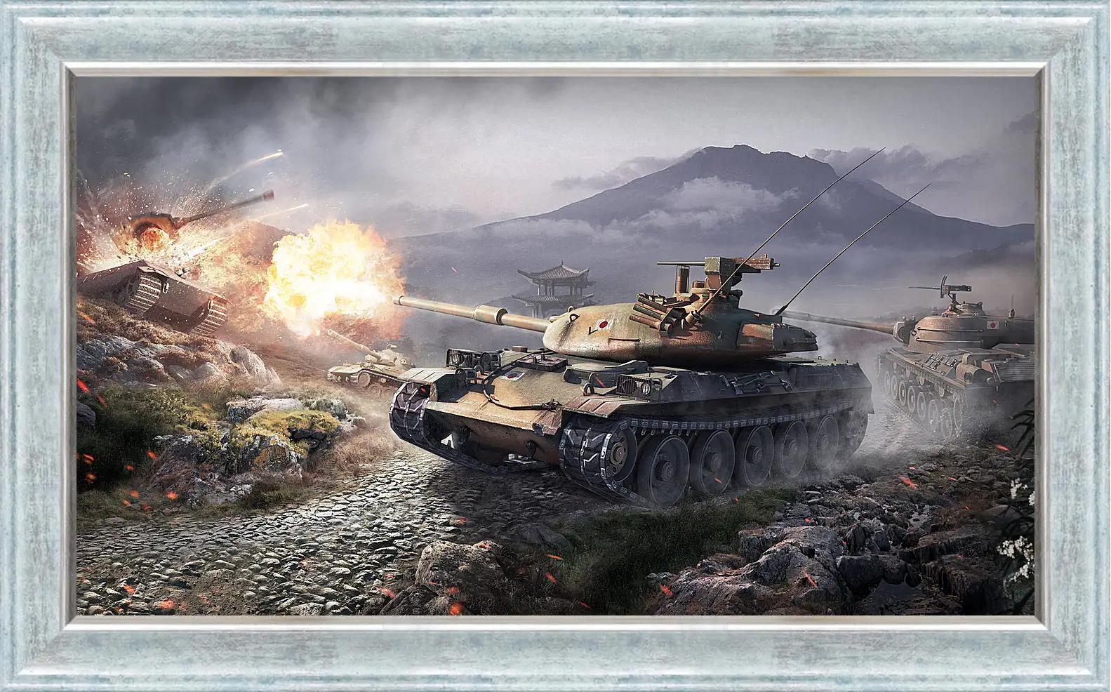 Картина в раме - World Of Tanks