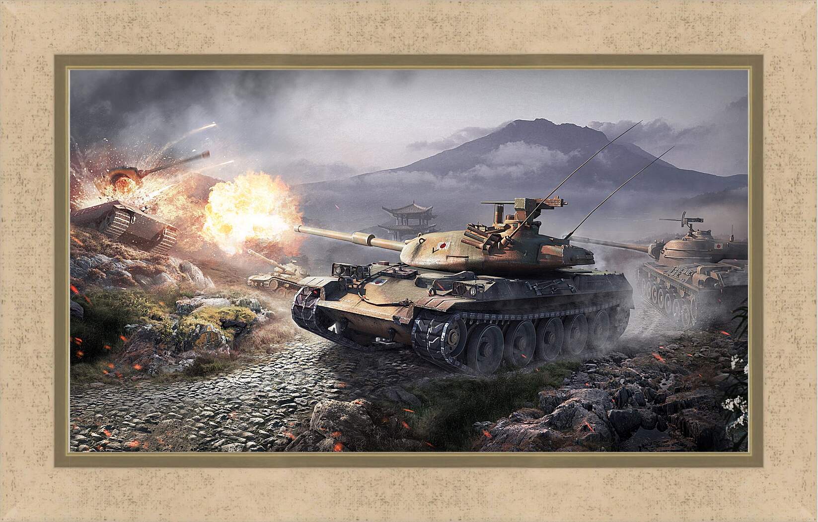 Картина в раме - World Of Tanks