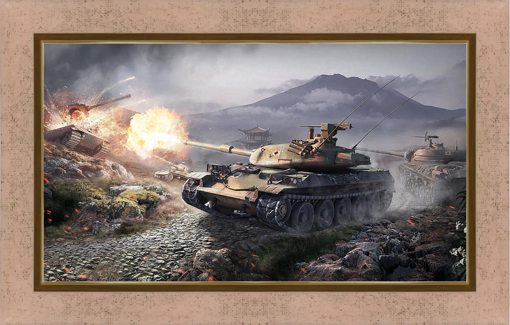 Картина в раме - World Of Tanks