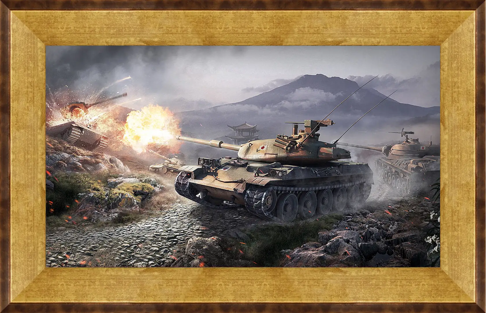 Картина в раме - World Of Tanks