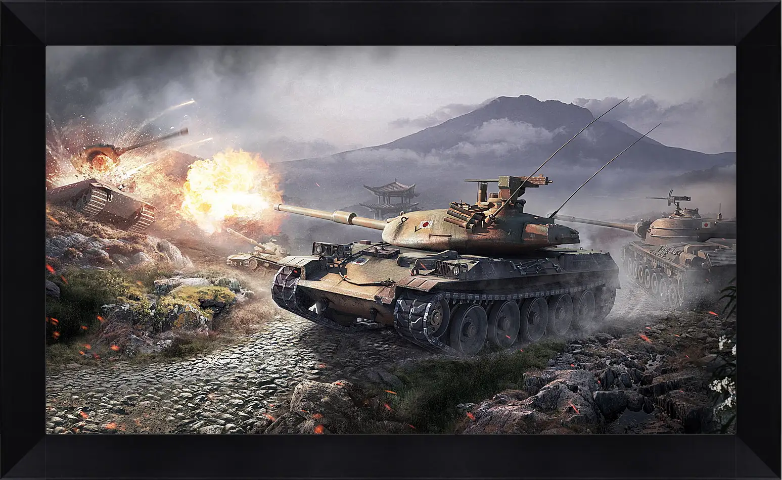 Картина в раме - World Of Tanks