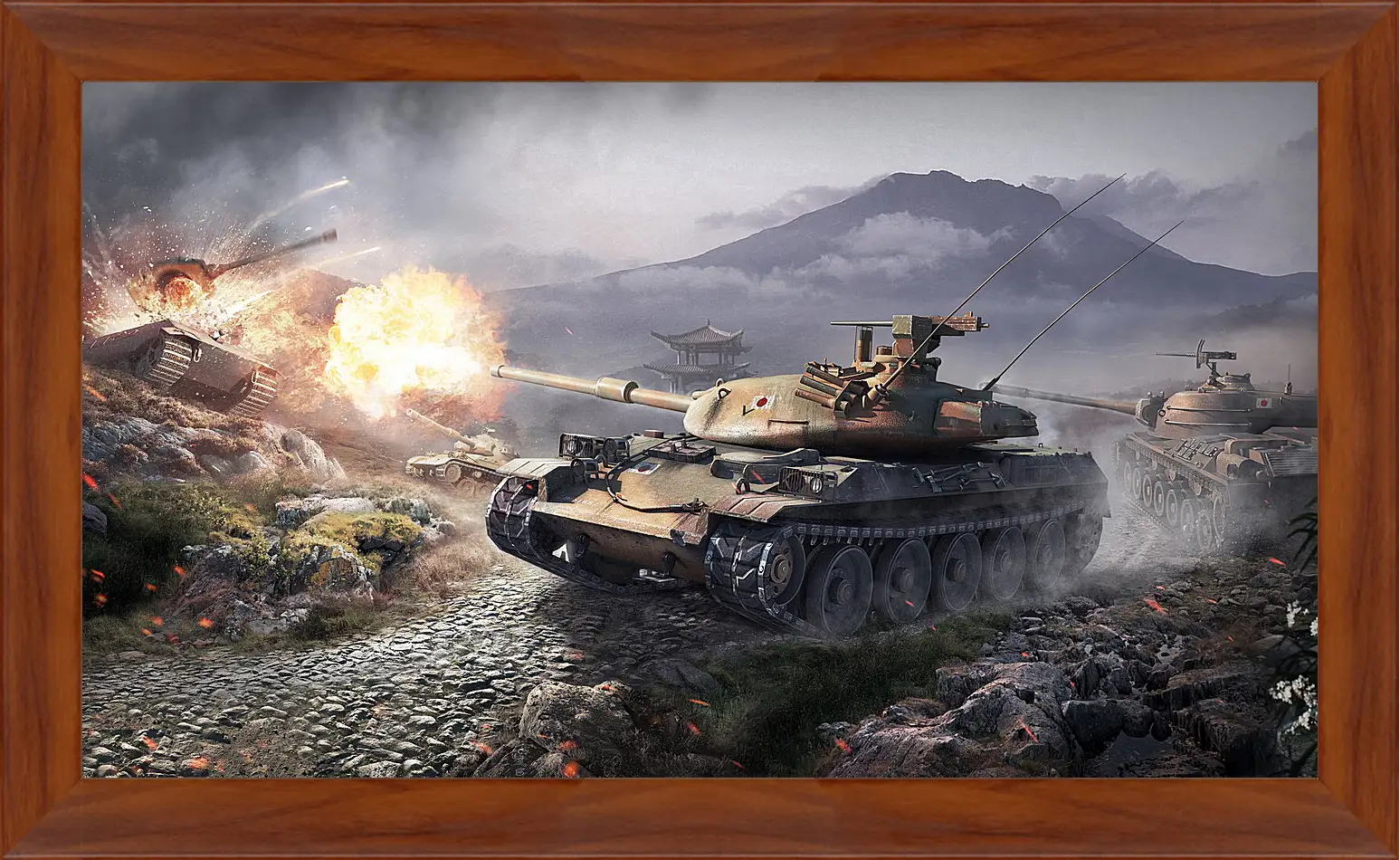 Картина в раме - World Of Tanks