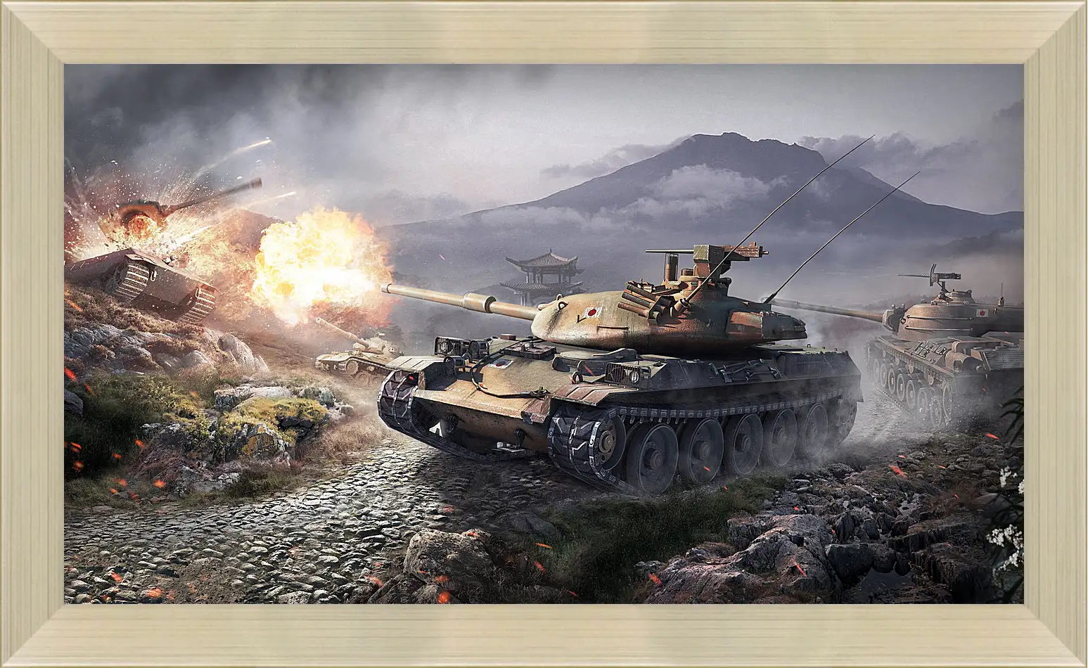 Картина в раме - World Of Tanks