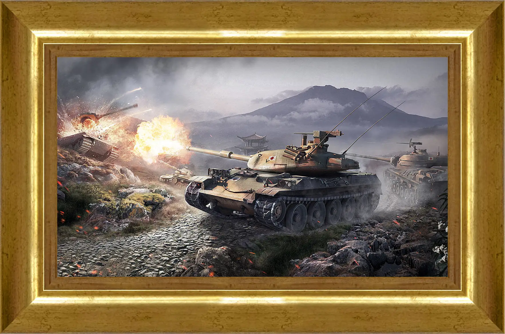 Картина в раме - World Of Tanks